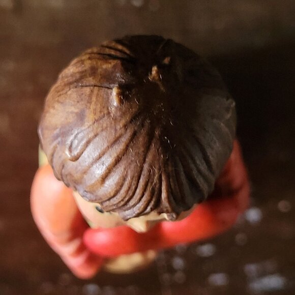 Vtg Anri Toriart Girl Holding Heart Figure Italy, Valentine Figurine - Picture 6 of 7